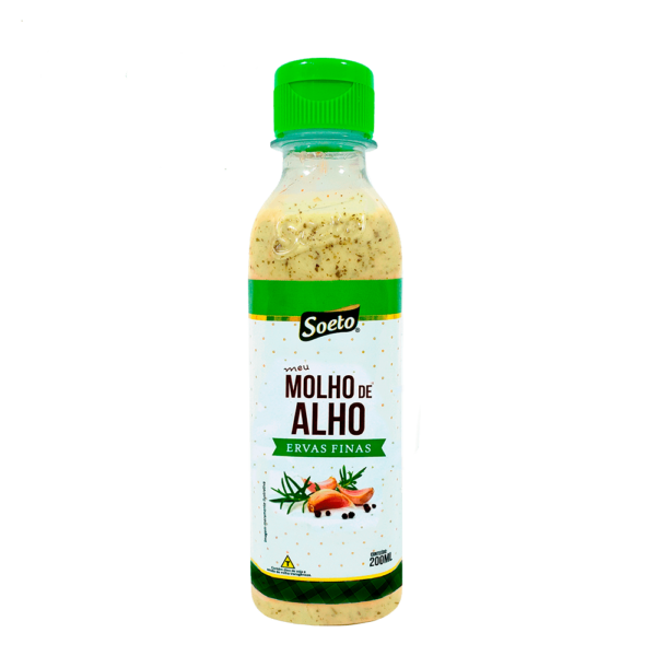 Molho de Alho Ervas Finas 200ml