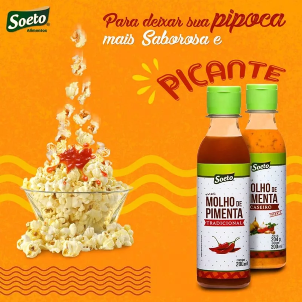 Molho de Pimenta Caseiro Picante 200ml