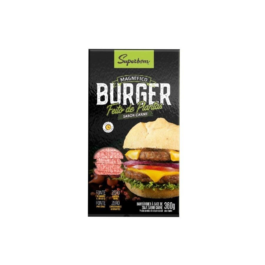 Hambúrguer à Base de Soja Sabor Carne - 360 gramas
